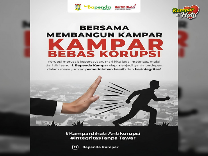 Bersama Membangun Kampar tanpa Korupsi