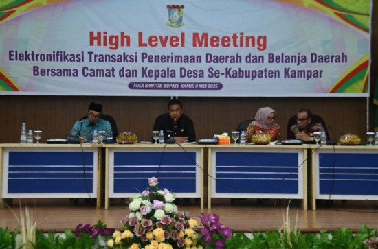 Bupati Kampar Pimpin HLM Kepala OPD, Dorong Transformasi Digital Lewat Implementasi KKPD