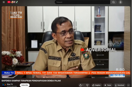 Bapenda Kampar Perpanjang Pemutihan Denda Pajak dan Siap Luncurkan Aplikasi Digital SAPAHATI